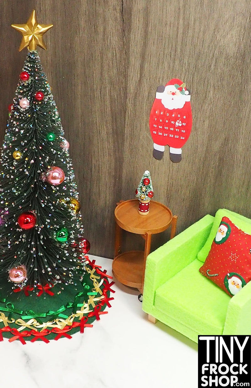 12" Fashion Doll Green Christmas Tree Skirts by Dress that Doll