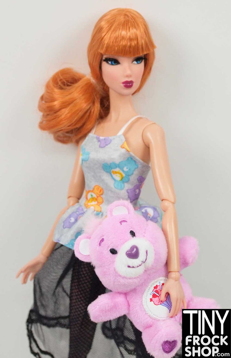 Barbie FLP59 Grey Care Bears Multi Bear Tee - TinyFrockShop.com