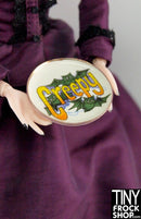 12" Fashion Doll Large Enamel Witch Halloween Plate