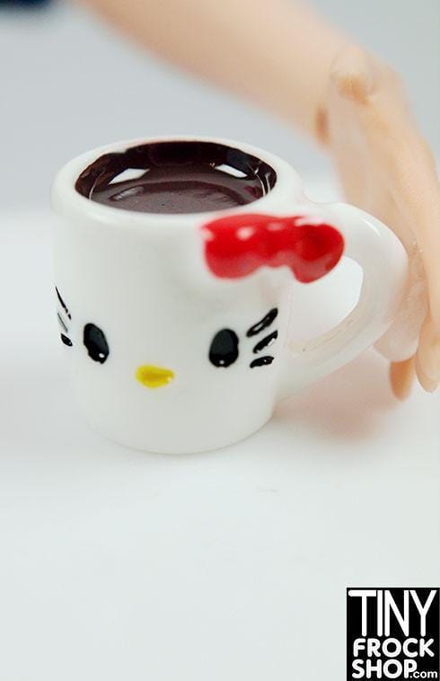 Barbie Kitty Cup Of Coffee - Tiny Frock Shop