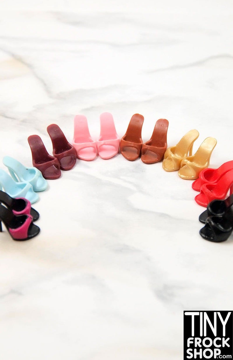 Barbie High Quality Peep Toe Stilettos - More Colors - Tiny Frock Shop