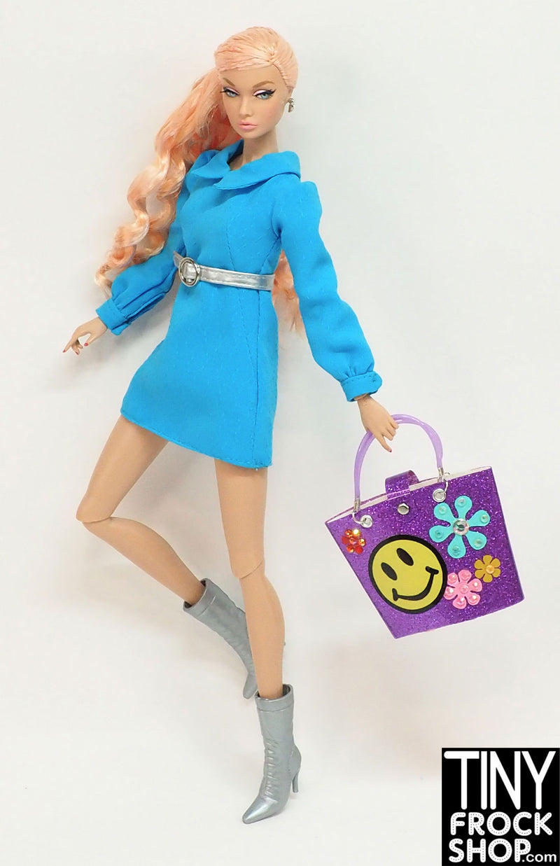 12" Fashion Doll Retros Standard Smiley Tote Bags