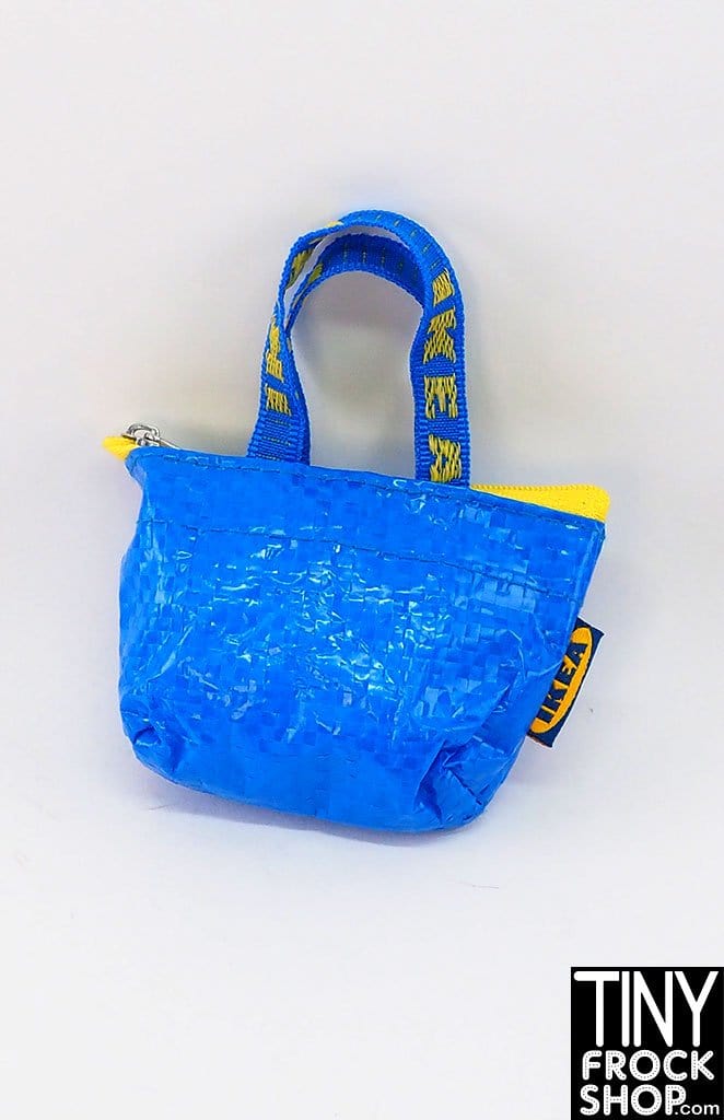Tiny Frock Shop 12 Fashion Doll IKEA Blue Bag