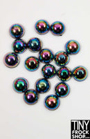 6mm - Round Dome Faux Buttons - Pack of 12 - More Colors! - Tiny Frock Shop