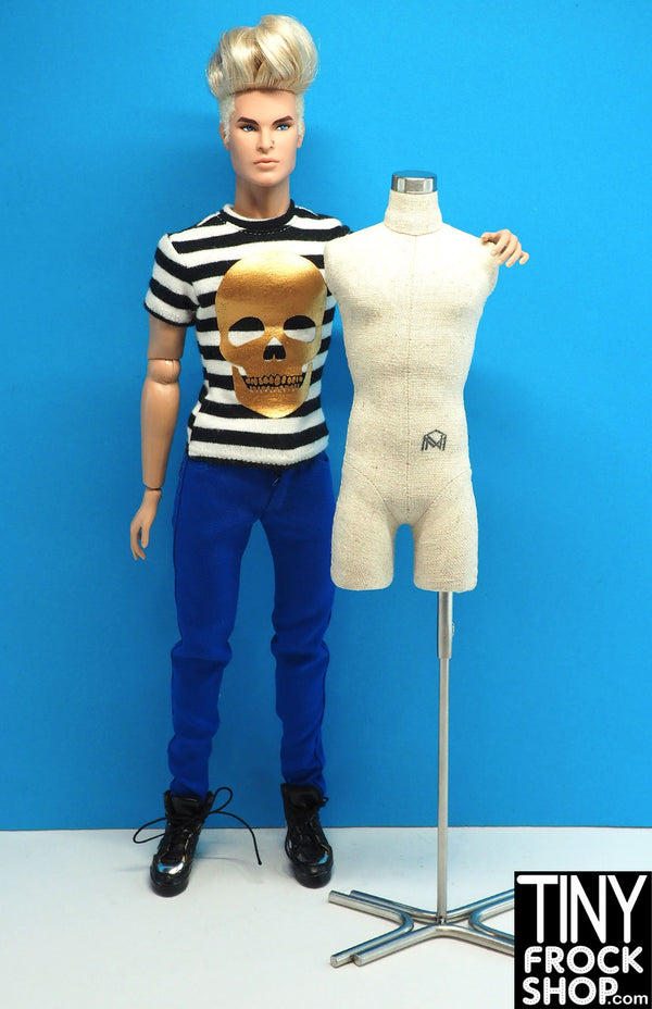 12" - 13" Homme Male Size Dress Form Mannequin by My Mini