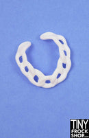 12 Inch Fashion Doll Mega White Chain Necklace - TinyFrockShop.com