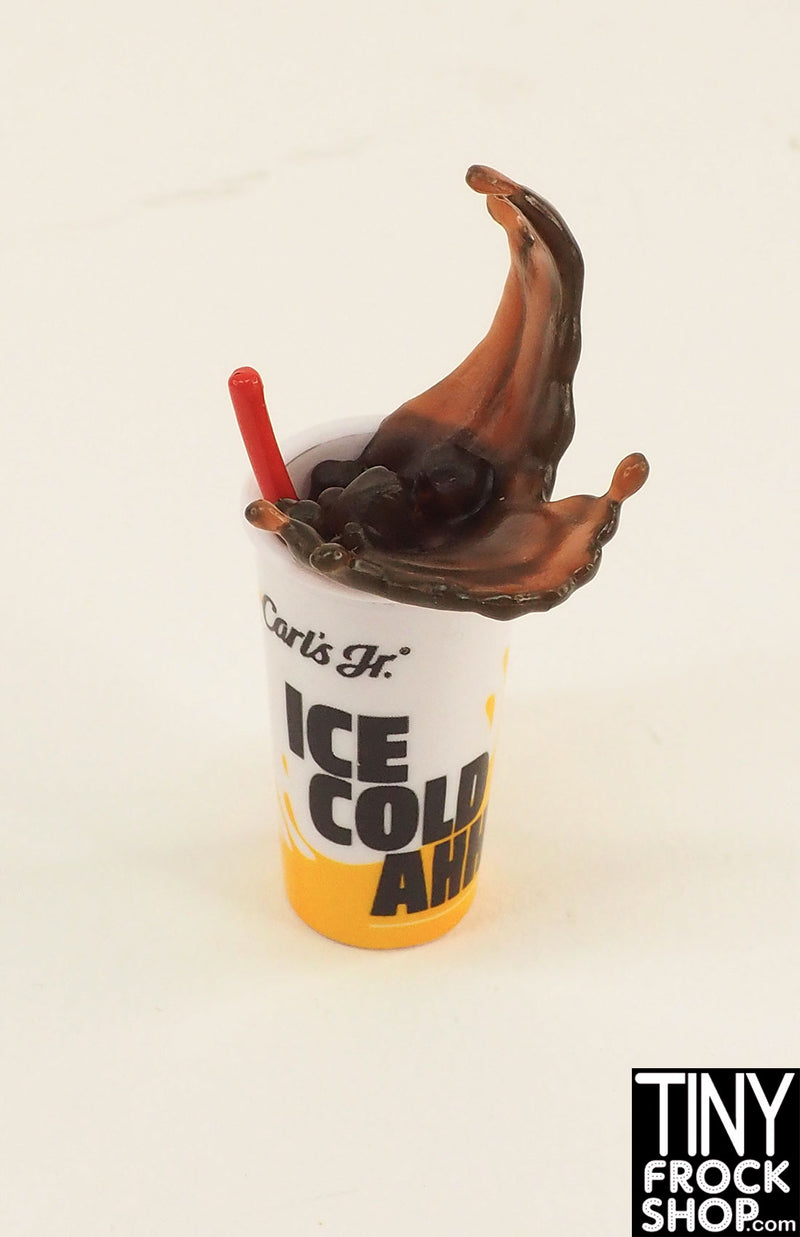 Zuru Mini Brands Foodies RARE Carl's Jr. Frozen Moment Ice Cold Drink