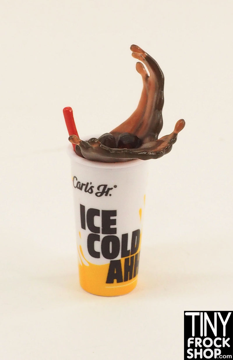 Zuru Mini Brands Foodies RARE Carl's Jr. Frozen Moment Ice Cold Drink
