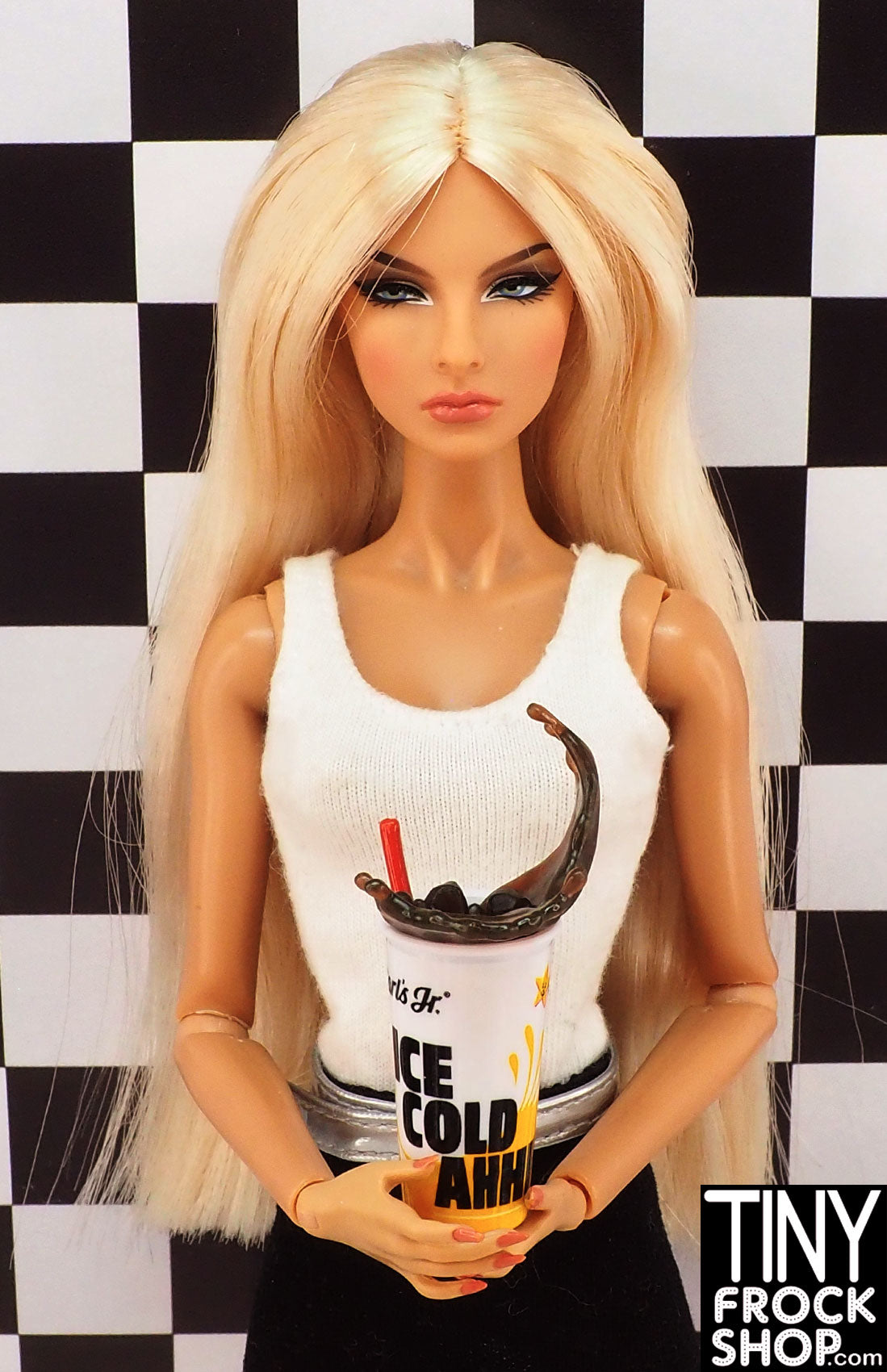 Zuru Mini Brands Foodies RARE Carl's Jr. Frozen Moment Ice Cold Drink