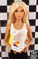 Zuru Mini Brands Foodies Carl's Jr. Western Bacon Cheese Burgers and Takeaway Container