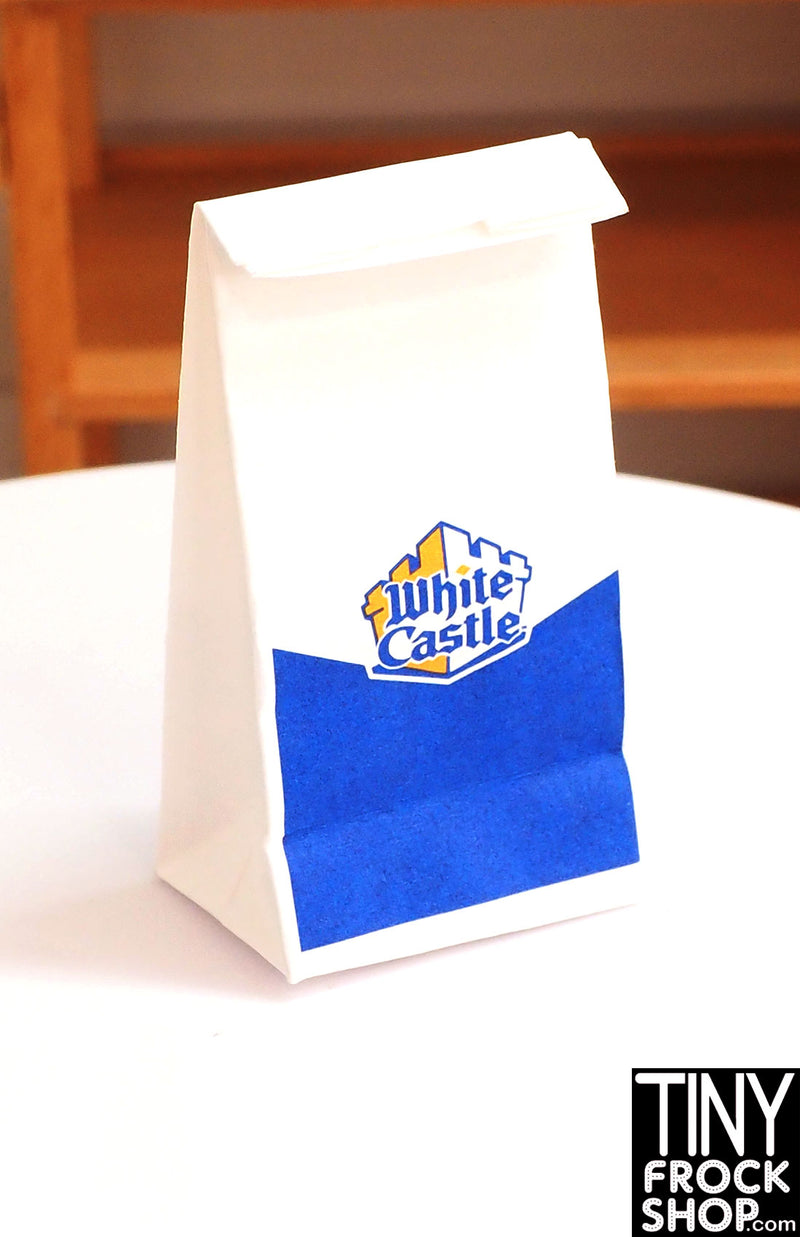 Tiny Frock Shop Zuru Mini Brands Foodies White Castle Paper Bag