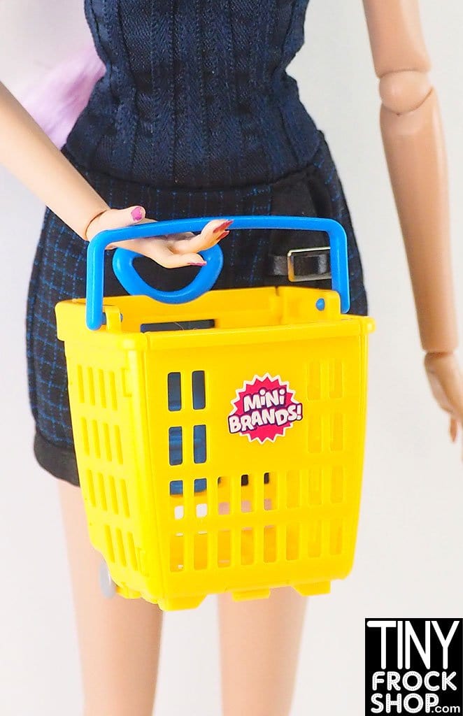 Zuru Mini Brands Yellow And Blue Wheelie Basket