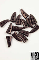 Barbie Sized 10mm Long Mini Faux Horn Buttons- 4 pc - TinyFrockShop.com