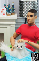 12" Fashion Doll Mini Pearl Christmas Trees By Ash Decker - 3 Styles