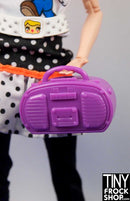 12" Fashion Doll Modern Purple Boombox - Tiny Frock Shop