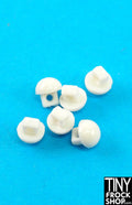 5mm - Barbie Mushroom Shank Buttons - Pack Of 6 - Tiny Frock Shop