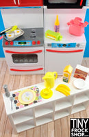 12" Fashion Doll Neon Fun Breakfast Set