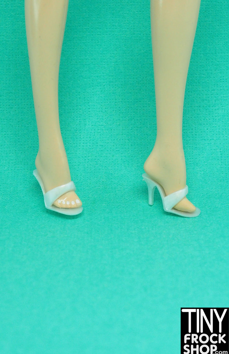 12" Fashion Doll Quality Peep Open Toe Stilettos - More Colors