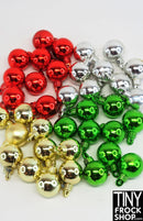 12" Fashion Doll Christmas Ornaments - Pack of 10 - More Colors