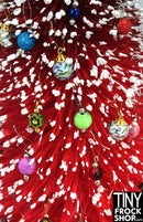 12" Fashion Doll Christmas Round Glass Ornaments By Ash Decker - 4 Styles