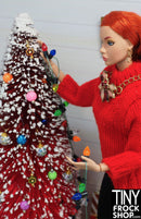 12" Fashion Doll Christmas Vintage Look Ornaments By Ash Decker - 2 Styles