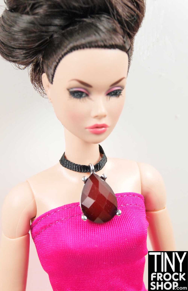 12" Fashion Doll Giant Gem Necklace by Pam Maness