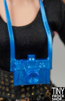 12 Inch Fashion Doll Blue Camera - TinyFrockShop.com