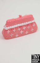 12 Inch Fashion Doll Pink Cross Clutch - TinyFrockShop.com