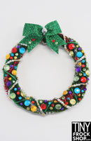 12" Fashion Doll Christmas Bow Wreaths By Ash Decker
