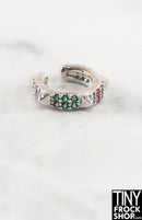 12" Fashion Doll Punk Rhinestone Spike Bracelet