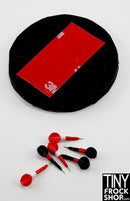 12" Fashion Doll Real Working Rainbow 2.5 Inch Dart Board By Ash Decker