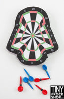 12" Fashion Doll Real Working Warrior Shaped Dart Board By Ash Decker