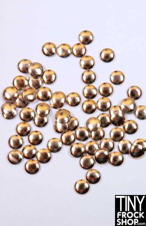 Barbie Sized 3mm - Mini Round Stamped Rivets - Pack of 50 - Tiny Frock Shop