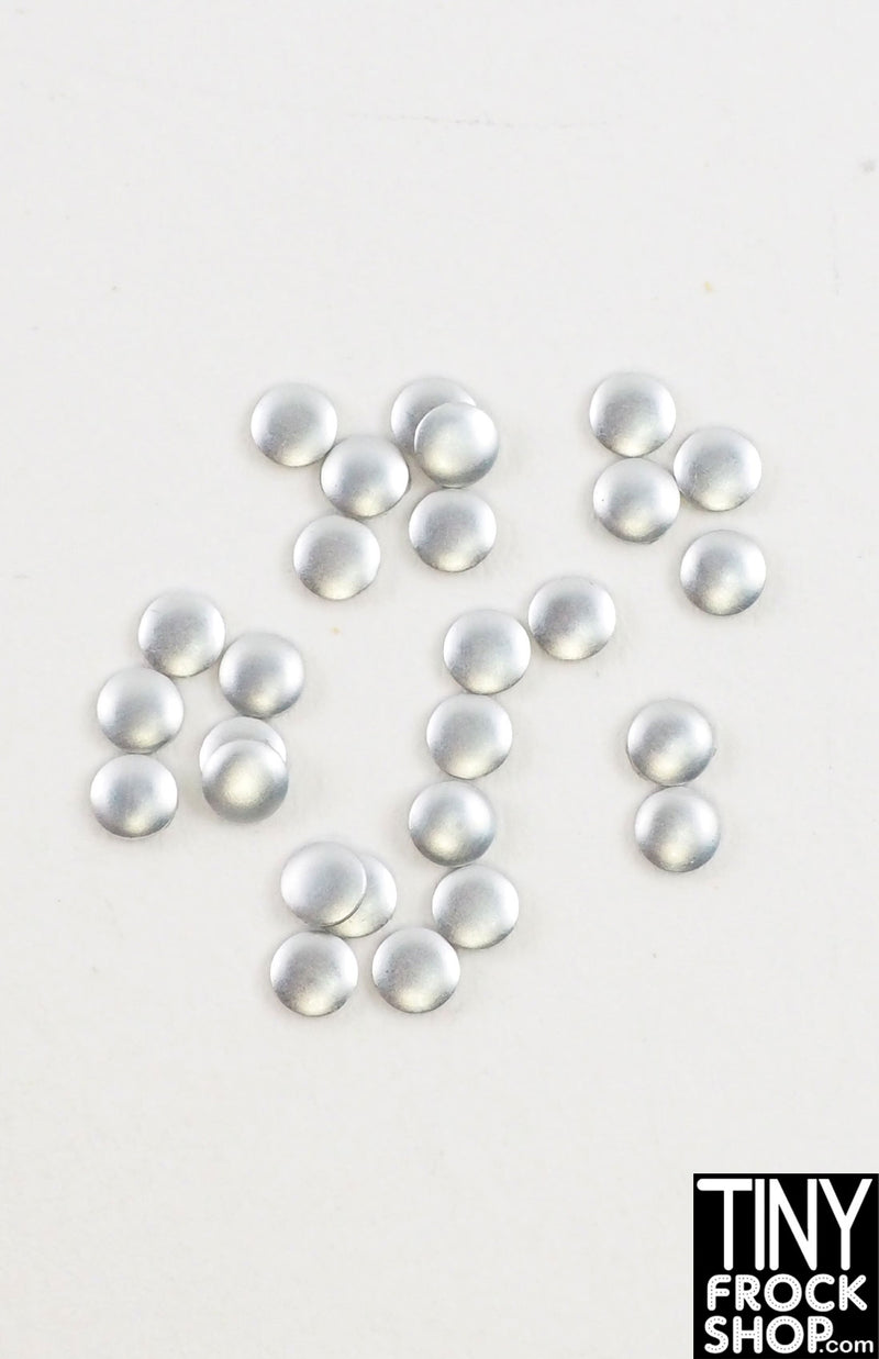 3mm Barbie Sized  - Mini Round Stamped Rivets - More Colors - Tiny Frock Shop