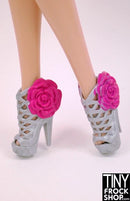 12 inch Fashion Doll Rose Cha Cha Heels - Tiny Frock Shop