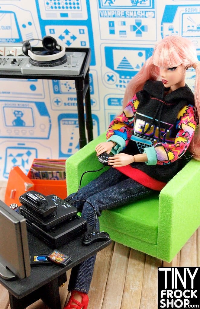 12" Fashion Doll Modern Sega Mini Gaming System