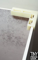 12" Fashion Doll Diorama Board L Brackets Set of 2