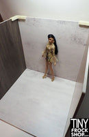 12" Fashion Doll High Quality Photography Diorama Board - 16" Square With L Bracket