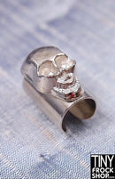 12" Fashion Doll Skull Metal Bracelet - Tiny Frock Shop