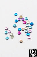 3mm Sized  - Mini Round Stamped Rivets - More Colors - Tiny Frock Shop