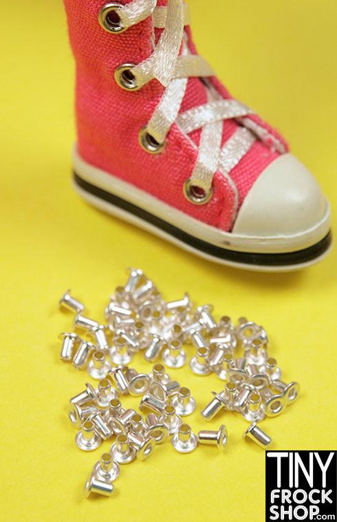 Barbie Mini Garment, Shoe and Handbag Eyelets - Pack of 12. - Tiny Frock Shop