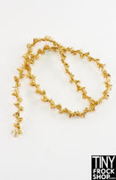 12" Fashion Doll Twisted Gold Filament Trim