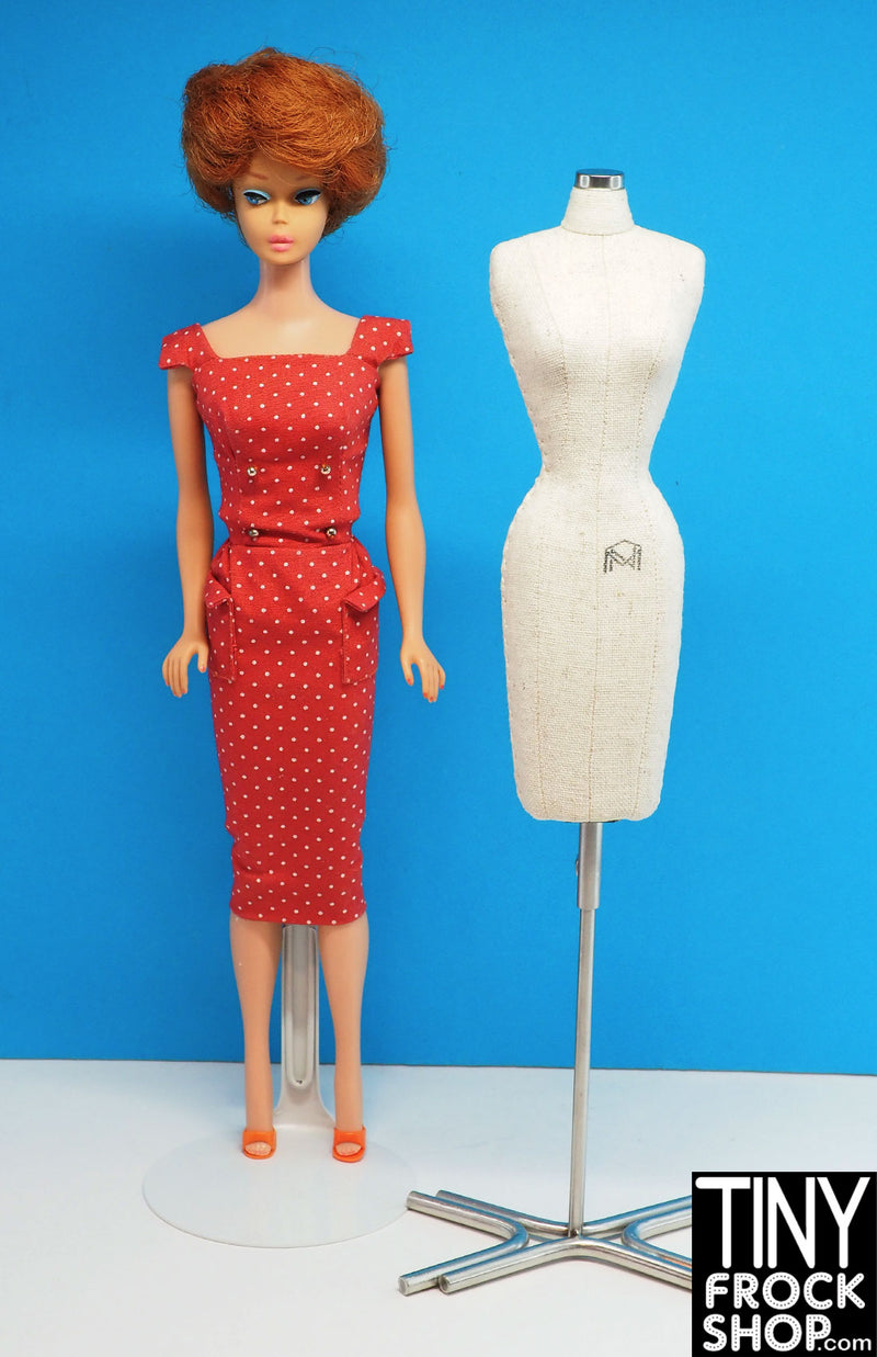 11.5" Vintage Brb*e Size Dress or Leg Form Mannequin by Mini's House