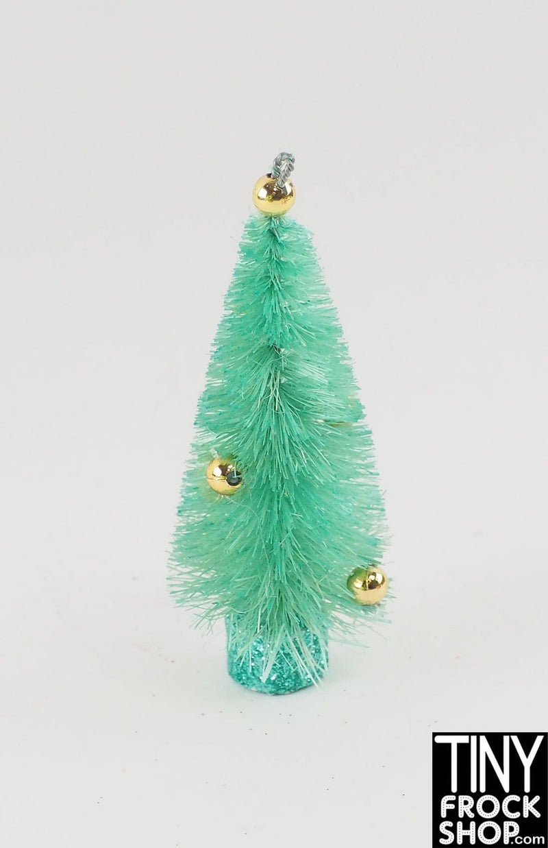12" Fashion Doll Vintage Small Pastel Bottlebrush Mini Christmas Trees