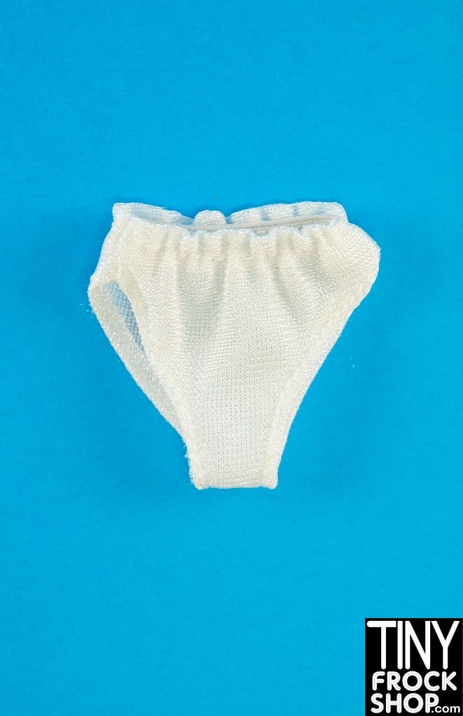 Tiny Frock Shop 12 Fashion Doll White Panties- More Styles
