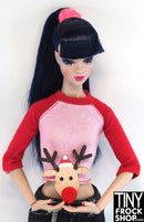 12" Fashion Doll Wooden Reindeer Decor