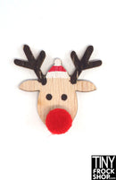 12" Fashion Doll Wooden Reindeer Decor