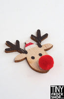 12" Fashion Doll Wooden Reindeer Decor