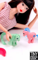 12 Inch Fashion Doll Worlds Smallest My Little Pony - Set of 2- More Colors - TinyFrockShop.com