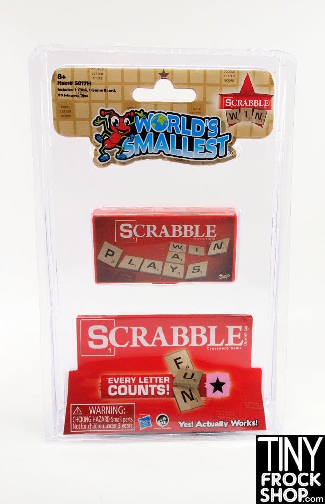 12" Fashion Doll Worlds Smallest Scrabble